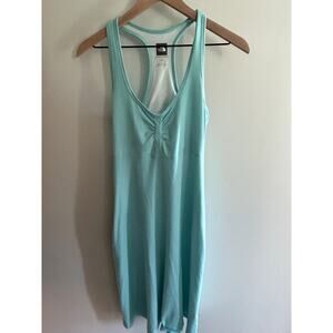The North Face Racer Back Tank Hiking Dress Size SM Aqua